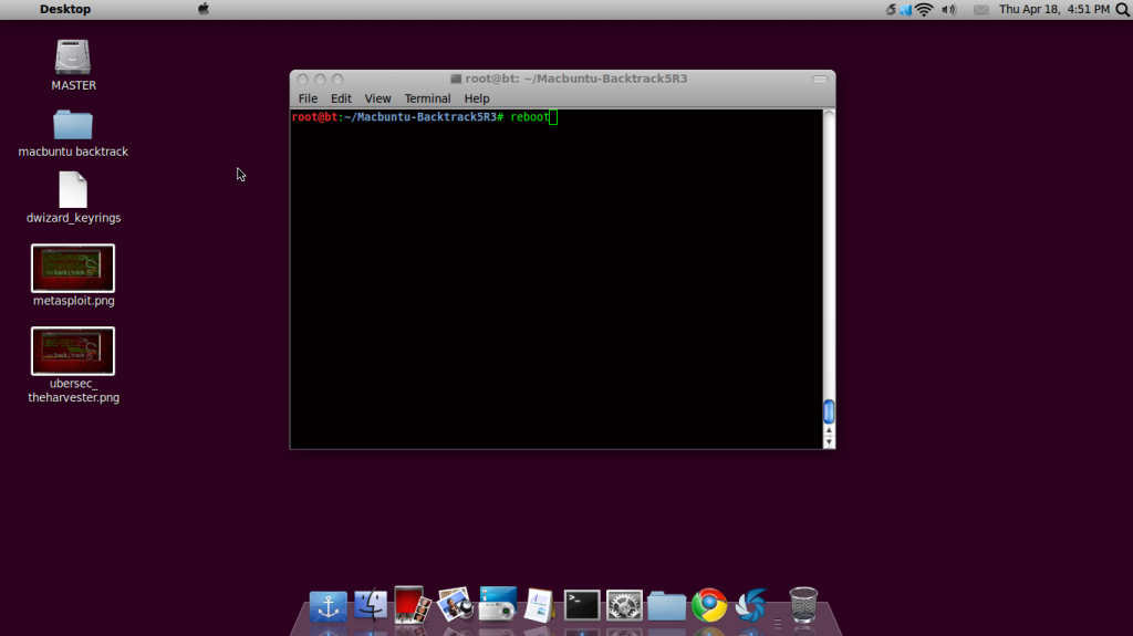 changes macosx themes on backtrack 5R3