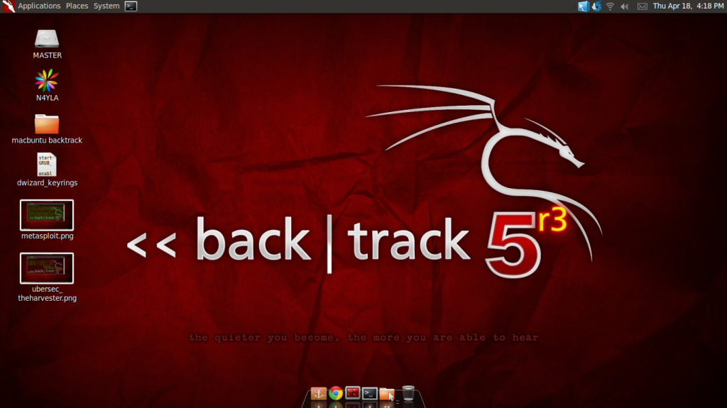 Desktop Backtrack 5R3