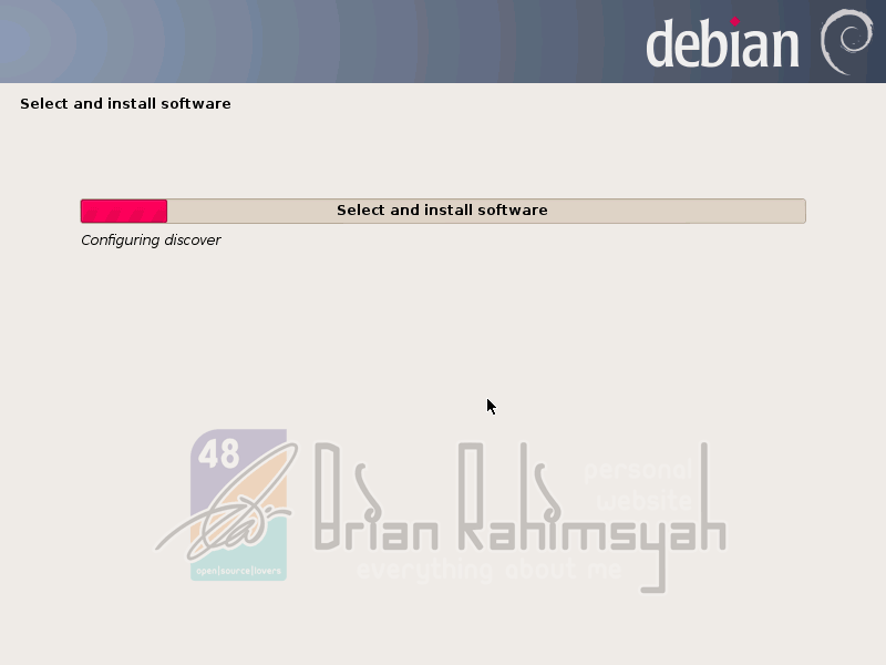 Debian 7 select install software